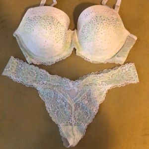 Victoria Secret marching padded bra/thong panty.
